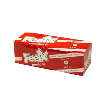 FeelX óvszer - epres 144db