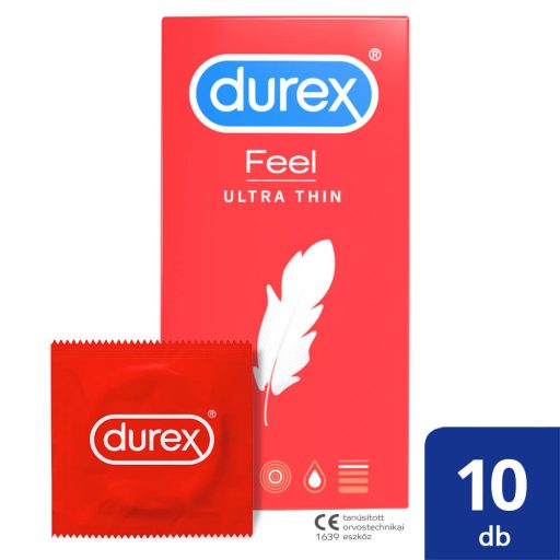 Durex Feel Ultra Thin - ultra élethű óvszer 10db