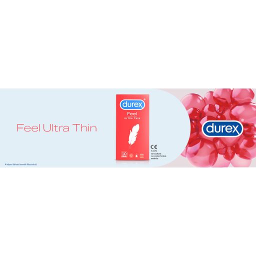 Durex Feel Ultra Thin - ultra élethű óvszer 10db