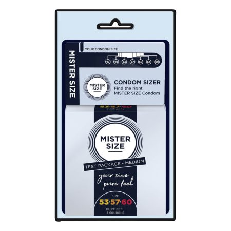 Mister Size óvszer Tesztcsomag Péniszmérővel - 3db