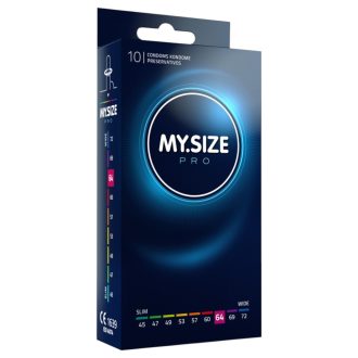 My.Size Pro - méretre szabott óvszer 64 mm (10 db)