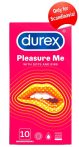 Durex Pleasure Me - bordás-pontozott óvszer (10db)