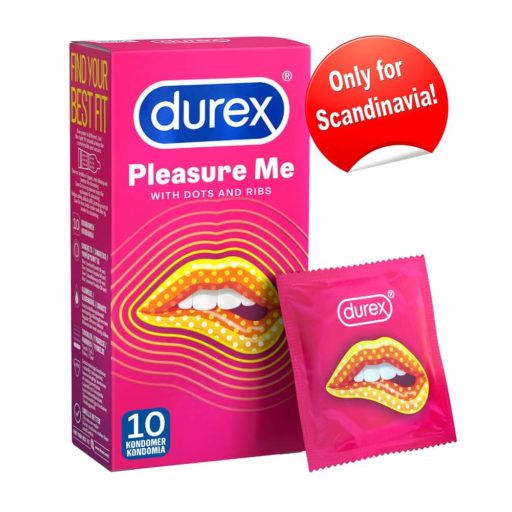 Durex Pleasure Me - bordás-pontozott óvszer 10db