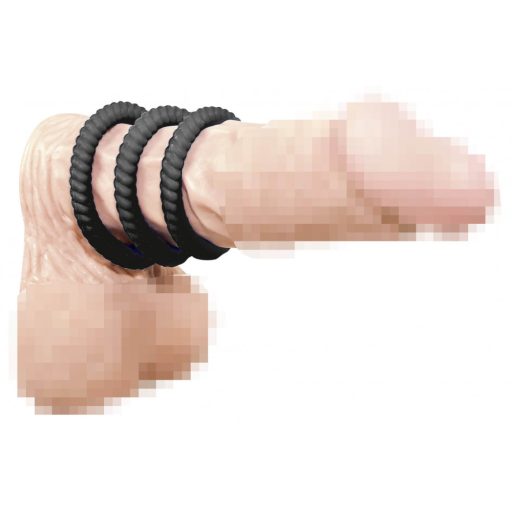 You2Toys - Lust péniszgyűrű trió - fekete