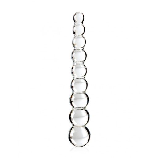 Icicles No. 2 - gömbös üveg dildó áttetsző