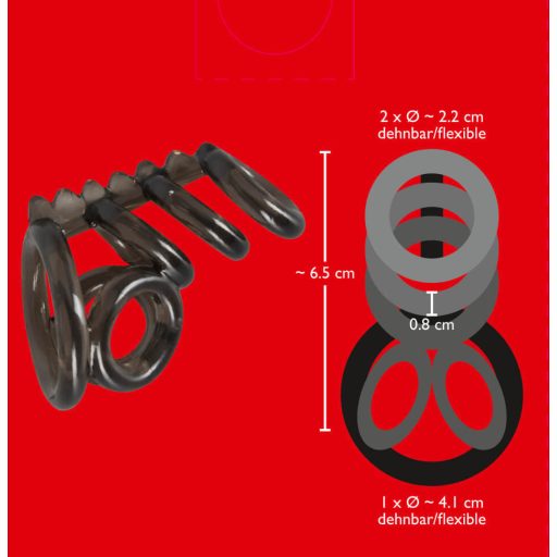 Bad Kitty - tüskés pénisz- és heregyűrű