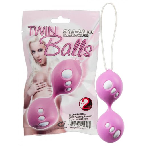 You2Toys - Twin Balls - gésagolyó duó pink