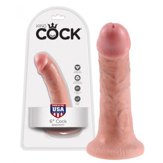 King Cock 6 dildó 15 cm - natúr
