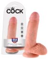 King Cock 7 herés dildó 18 cm - natúr King Cock 7 herés dildó 18 cm - natúr