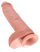 King Cock 10 herés nagy dildó 25 cm - natúr