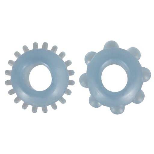 You2Toys - Péniszgyűrű duó áttetsző kék