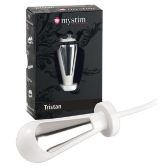 mystim Tristan - elektro-kúp dildó fehér
