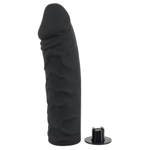 You2Toys - Silicon Strap-On - felcsatolható dildó fekete