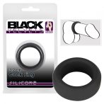 Black Velvet - vastagfalú péniszgyűrű (3,2cm) - fekete