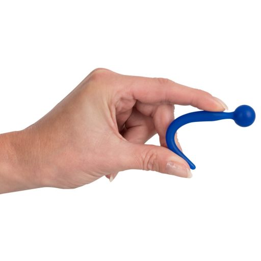 Dilator Sperm Stopper - gömbös, szilikon húgycsőtágító dildó kék