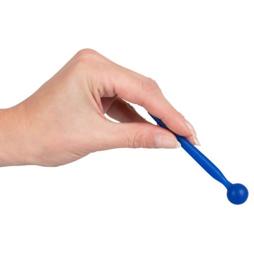 Dilator Sperm Stopper - gömbös, szilikon húgycsőtágító dildó kék