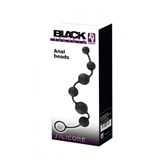 Black Velvet hajlékony análpálca fekete