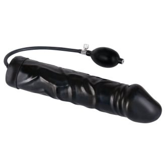   You2Toys - latex, pumpálható análtágító - nagy (fekete)
