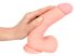 Medical - egyenes orvosi szilikon dildó 20cm - natúr