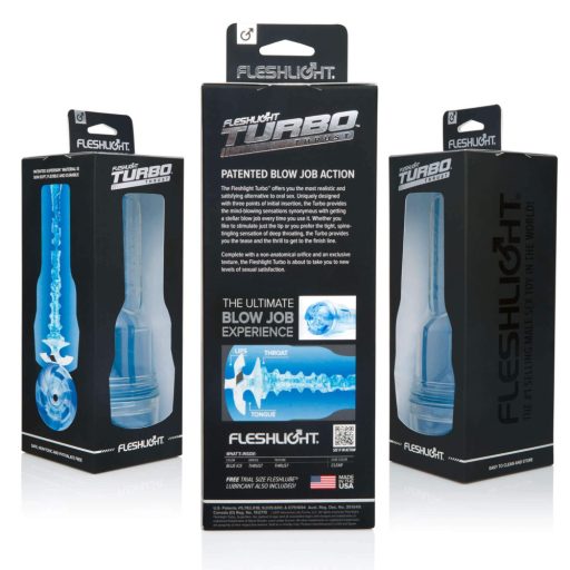 Fleshlight Turbo Thrust - szívó maszturbátor kék