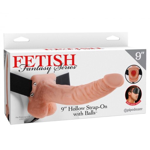 Fetish Strap-on 9 - felcsatolható dildó natúr