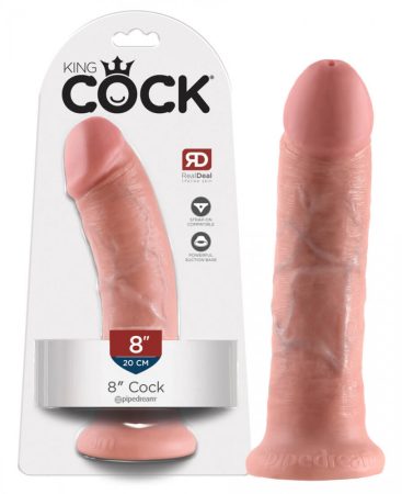 King Cock 8 dildó 20 cm - natúr