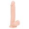 Nature Skin - tapadótalpas, élethű dildó - natúr közepes