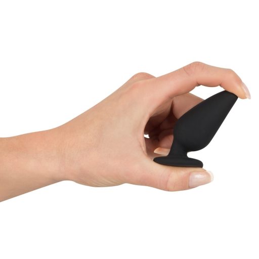 Black Velvet Heavy - 40g-os anál dildó fekete