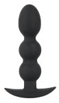 Black Velvet Heavy - 145g-os gömbös anál dildó fekete Black Velvet Heavy - 145g-os gömbös anál dildó fekete
