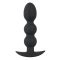 Black Velvet Heavy - 145g-os gömbös anál dildó fekete