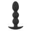 Black Velvet Heavy - 145g-os gömbös anál dildó fekete