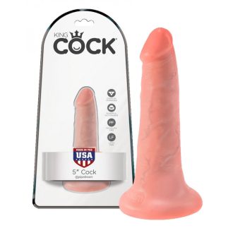 King Cock 5 dildó 13 cm - natúr