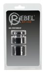   Rebel Ball - pénisz-, heregyűrű és nyújtó szett - (fekete)