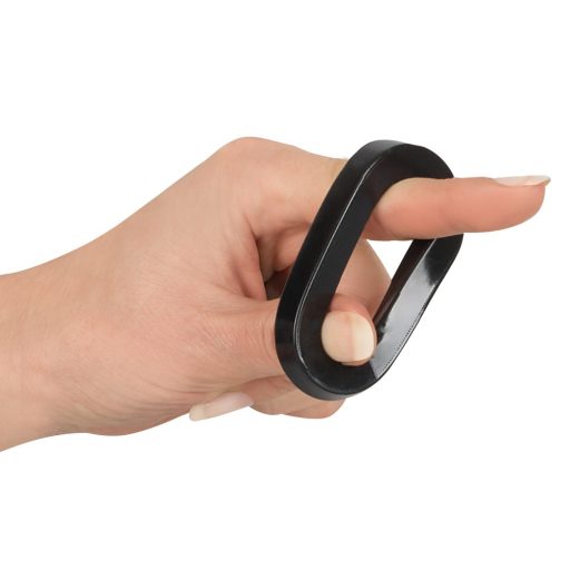 Rebel Ball - pénisz-, heregyűrű és nyújtó szett - fekete