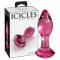 Icicles No. 79 - kúpos üveg anál dildó pink