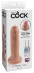 King Cock 6 Fitymanátor - élethű dildó 15 cm - natúr King Cock 6 Fitymanátor - élethű dildó 15 cm - natúr