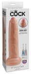 King Cock 9 Fitymanátor - élethű dildó 23 cm - natúr