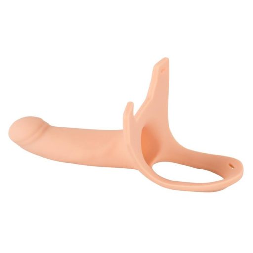 You2Toys - Strap-on - felcsatolható, üreges dildó közepes - natúr