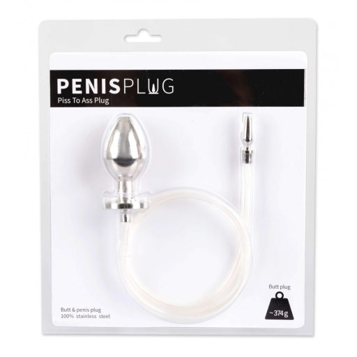Piss to Ass Plug - üreges anál plug húgycső tágítóval