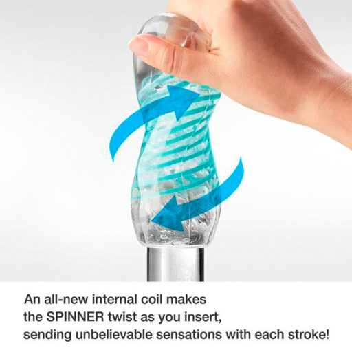 TENGA Spinner Tetra - maszturbátor áttetsző