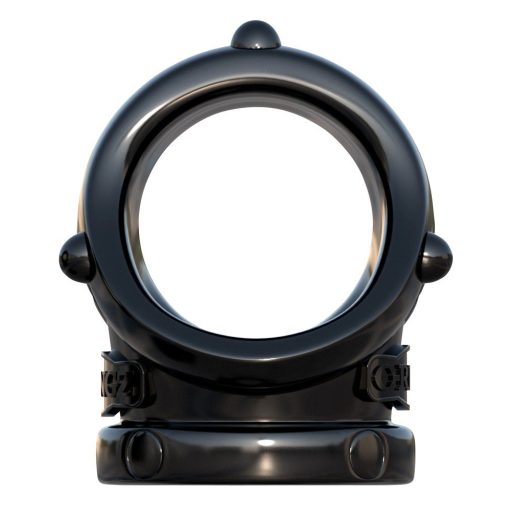 Fantasy Rock Hard - péniszgyűrű és herenyújtó-gyűrű fekete