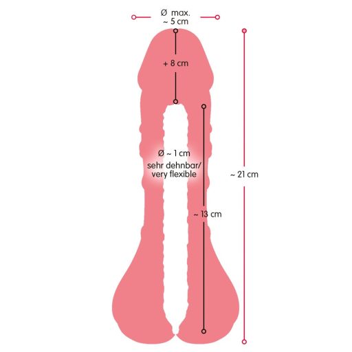 Nature Skin - 2in1 műpopsi és péniszköpeny natúr