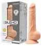 / Silexd 9,5 - tapadókorongos dildó - 24cm (natúr)