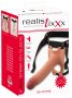   Realistixxx Strap-on - felcsatolható, üreges, élethű dildó (natúr)