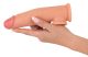 Realistixxx - heregyűrűs hosszabbító péniszköpeny - 19cm natúr