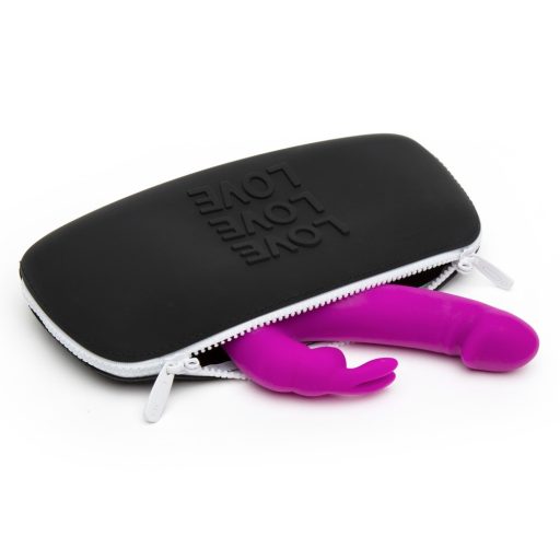 Happyrabbit - szex-játék neszeszer fekete - közepes