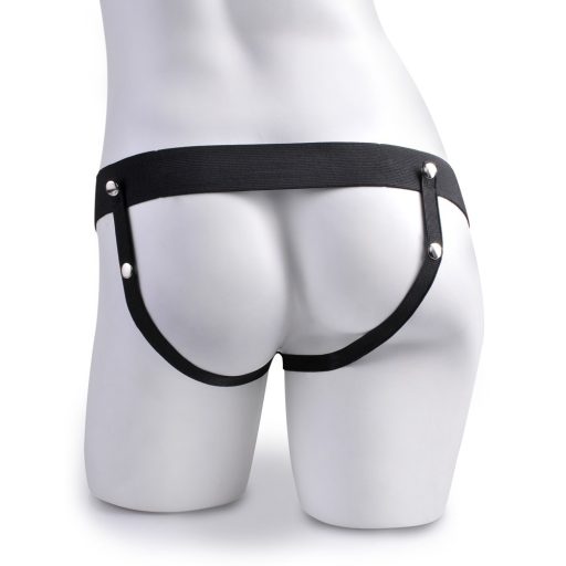 Fetish Strap-On 7,5 - felcsatolható, üreges, spriccelő dildó natúr