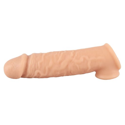 Realistixxx - heregyűrűs péniszköpeny - 16cm natúr
