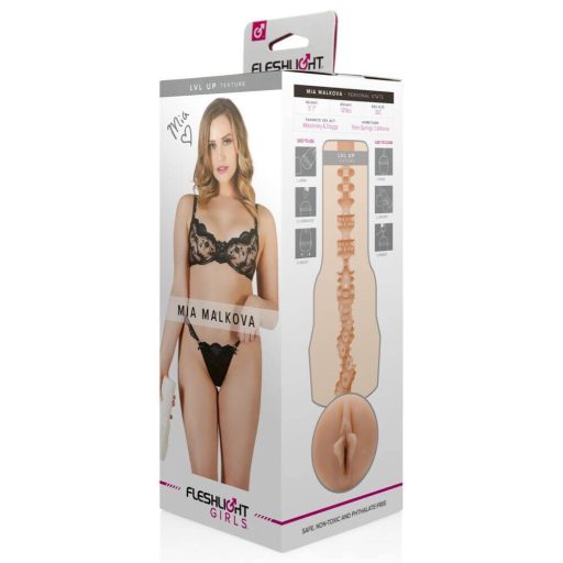 Fleshlight Mia Malkova LVL Up - élethű vagina natúr