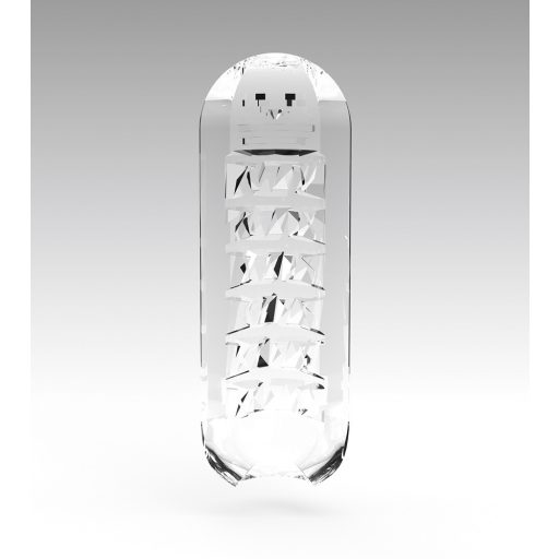 TENGA Spinner Brick - maszturbátor áttetsző